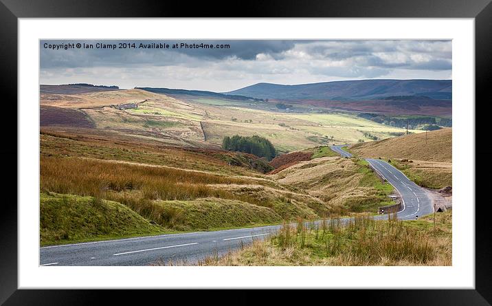  Moorland road Framed Mounted Print by Ian Clamp