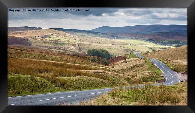  Moorland road Framed Print by Ian Clamp