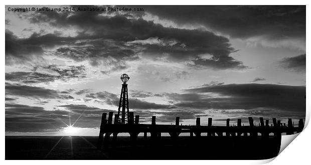  St Annes Pier Print by Ian Clamp