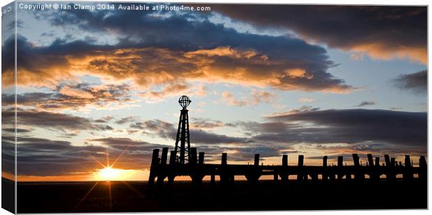 St Annes sunset Canvas Print by Ian Clamp