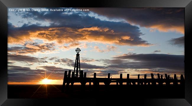  St Annes sunset Framed Print by Ian Clamp
