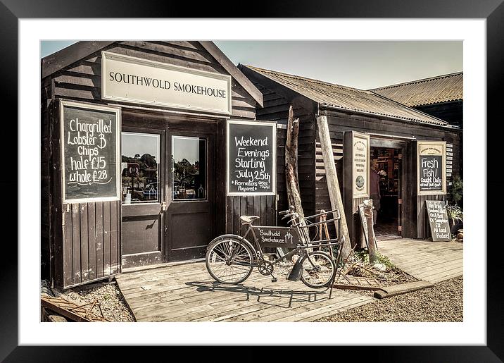  Southwold Smokehouse Framed Mounted Print by Stephen Mole