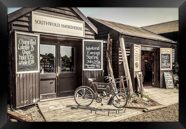  Southwold Smokehouse Framed Print by Stephen Mole