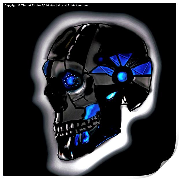  Android skull Print by Thanet Photos