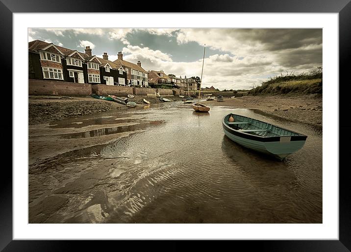 Low tide Framed Mounted Print by Stephen Mole