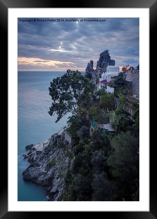  The Amalfi Coast Framed Mounted Print by Robert Pettitt