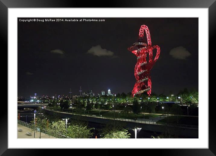 the orbit at night Framed Mounted Print by Doug McRae