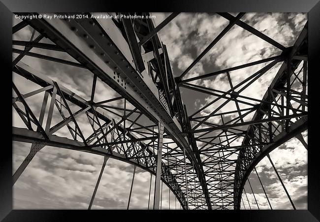  Wylam Railway Bridge Framed Print by Ray Pritchard