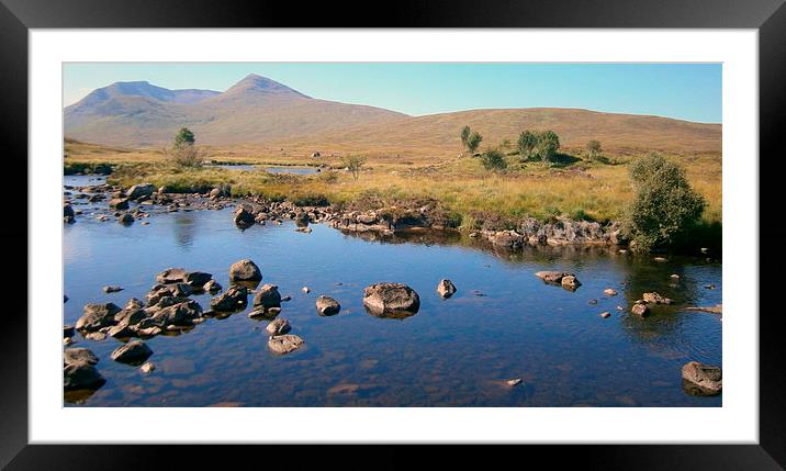  the highlands..black mts.    Framed Mounted Print by dale rys (LP)