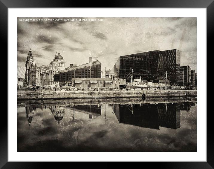  Old Liverpool  Framed Mounted Print by Gary Kenyon