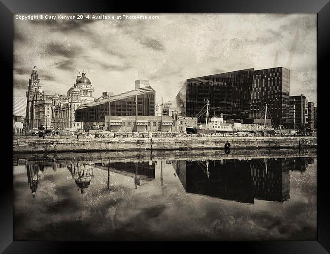  Old Liverpool  Framed Print by Gary Kenyon