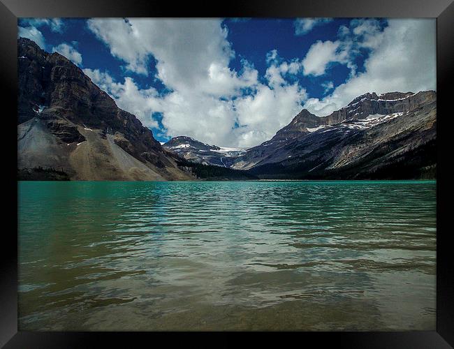  Peyto Lake Rocky Mountains Alberta Canada Framed Print by Chris Curry