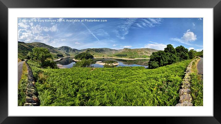  Haweswater Panorama Framed Mounted Print by Gary Kenyon