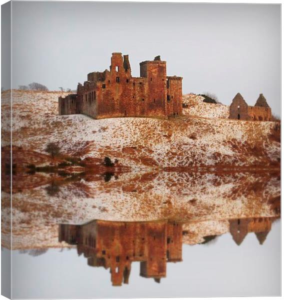  winter crichton castle Canvas Print by dale rys (LP)