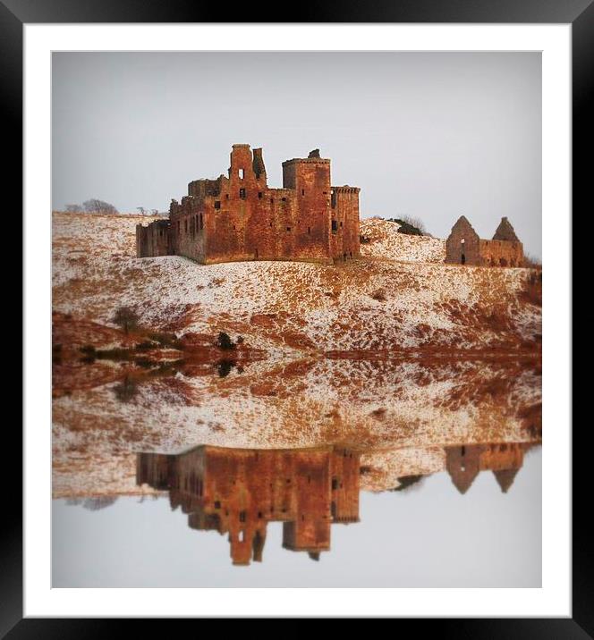  winter crichton castle Framed Mounted Print by dale rys (LP)