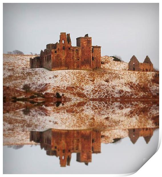 winter crichton castle Print by dale rys (LP)