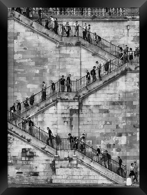  Jacobs Ladder Framed Print by Robin Marks