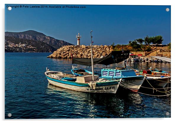  Images of Kalkan Acrylic by Pete Lawless