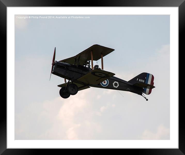 Royal Aircraft Factory S.E.5 single seat fighter  Framed Mounted Print by Philip Pound