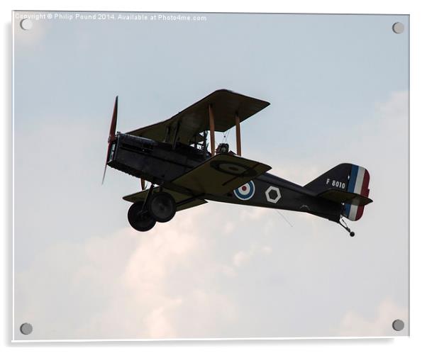  Royal Aircraft Factory S.E.5 single seat fighter  Acrylic by Philip Pound