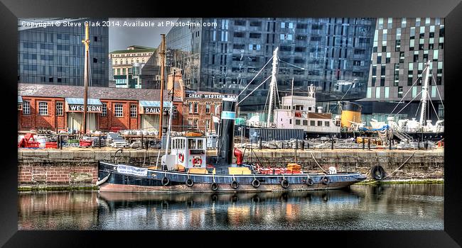  Liverpool - Old and New in Harmony Framed Print by Steve H Clark