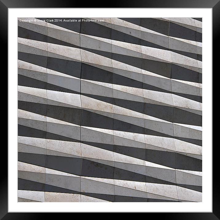 Museum of Liverpool - Abstract Framed Mounted Print by Steve H Clark