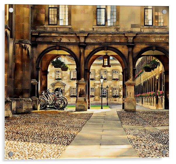 Cambridge morning Acrylic by Alan Mattison