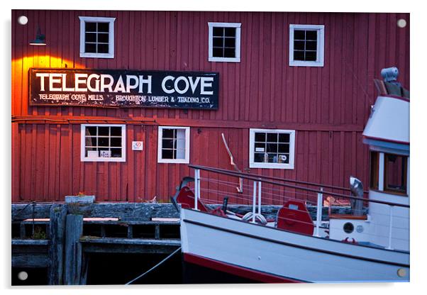Telegraph Cove Acrylic by Thomas Schaeffer