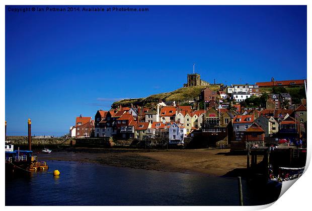  Whitby South Cliff Print by Ian Pettman