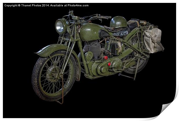  BSA M20 Print by Thanet Photos