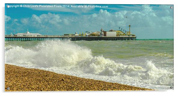  Making A Splash In Brighton Acrylic by Chris Lord