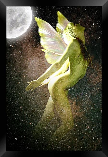  Sky Fairy Framed Print by Dennis Kilby