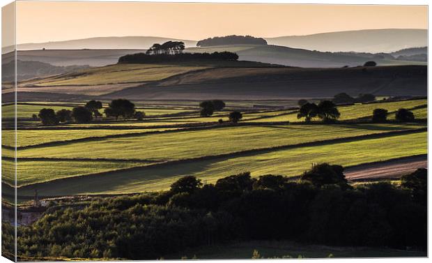  Minninglow from Harborough Rocks Canvas Print by John Cropper
