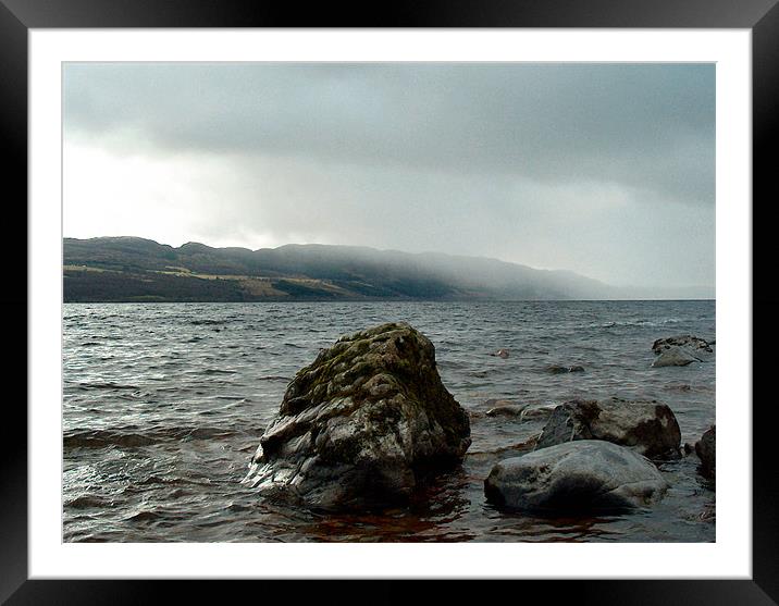 The Rock Framed Mounted Print by raymond mcintosh