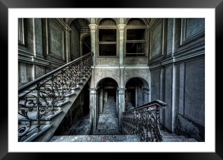  Death on the Stairs Framed Mounted Print by Jason Green