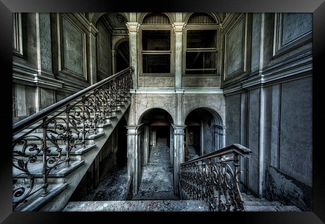 Death on the Stairs Framed Print by Jason Green