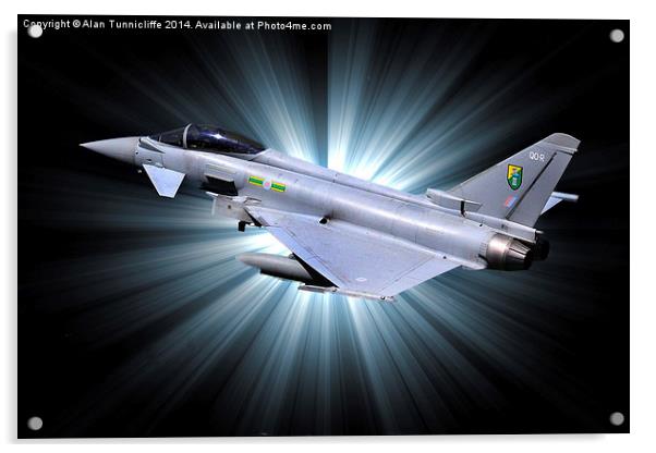 Typhoon Eurofighter Power Unleashed Acrylic by Alan Tunnicliffe