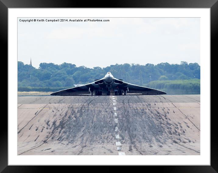  Vulcan Peek-A-Boo! Framed Mounted Print by Keith Campbell