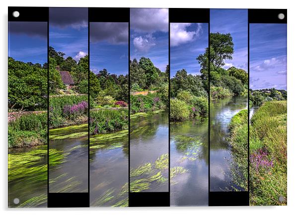  River Arun Segments Acrylic by Dean Messenger