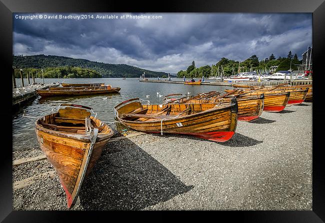  Waiting for Passengers Framed Print by David Bradbury