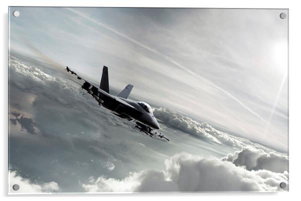 F/A-18 Super Hornet Acrylic by J Biggadike