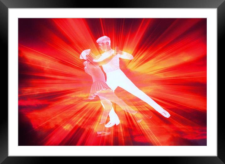  Shadow Dance. Framed Mounted Print by Heather Goodwin