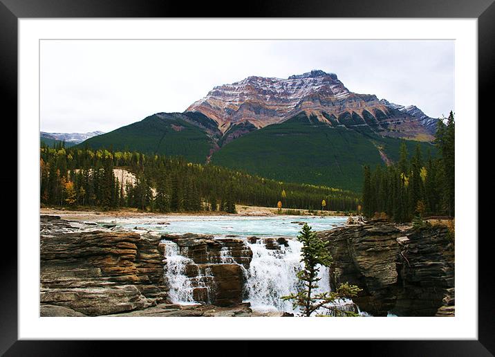 Maligne Canyon, Alberta, Canada Framed Mounted Print by charlie Mellow