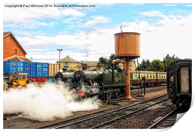  4120 Prairie Tank Loco Print by Paul Williams