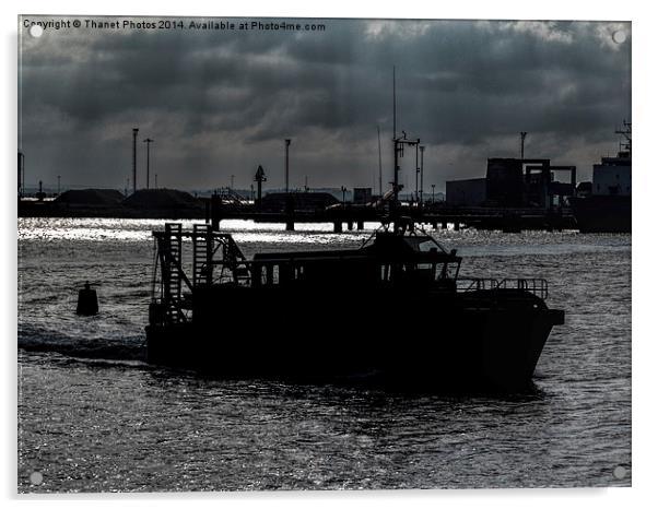  Industrial seascape Acrylic by Thanet Photos