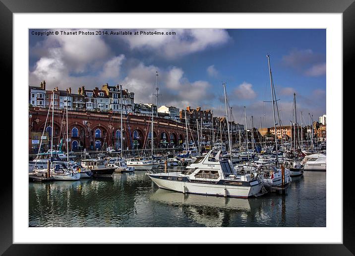  Beautiful Ramsgate Harbour Framed Mounted Print by Thanet Photos