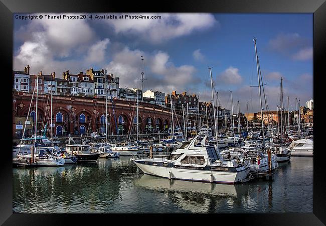  Beautiful Ramsgate Harbour Framed Print by Thanet Photos