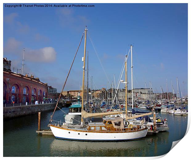  Ramsgate Royal Harbour Print by Thanet Photos