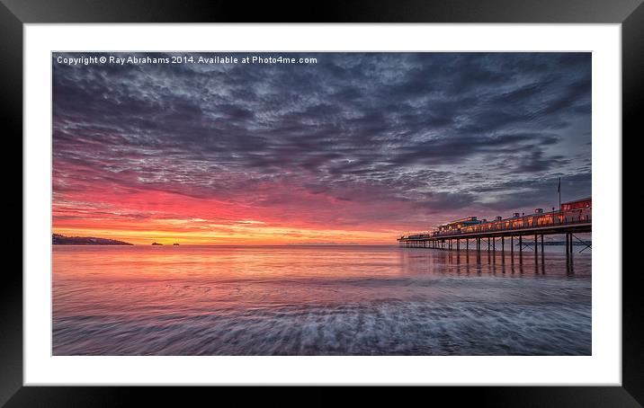  Lighting Up Framed Mounted Print by Ray Abrahams
