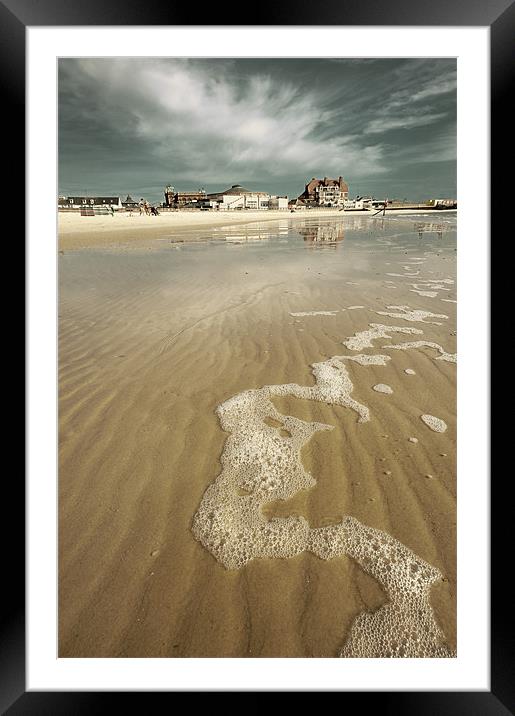 Foamy shore Framed Mounted Print by Stephen Mole